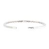 Image 3 : 18KT White Gold 1.15 ctw Diamond Bangle Bracelet