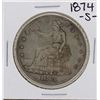 Image 1 : 1874-S $1 Trade Silver Dollar Coin