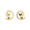 Image 1 : 18KT Yellow Gold 2.00 ctw Diamond Earrings
