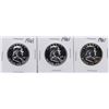 Image 1 : Lot of (3) 1961 Franklin Half Dollar Proof Coins