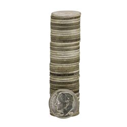 Roll of (50) 1955-S Brilliant Uncirculated Roosevelt Dimes
