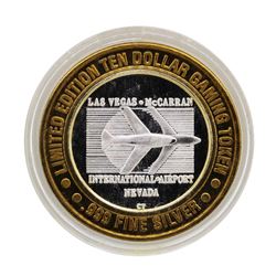.999 Silver McCarran International Airport Las Vegas, NV $10 Limited Casino Toke