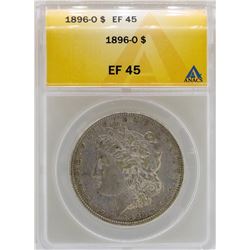 1896-O $1 Morgan Silver Dollar Coin ANACS XF45