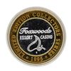 Image 2 : .999 Silver Foxwoods Resort Rhode Islands Casino $10 Limited Edition Gaming Toke