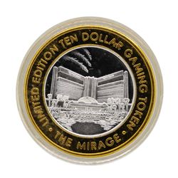 .999 Silver The Mirage Las Vegas, Nevada $10 Casino Limited Edition Gaming Token