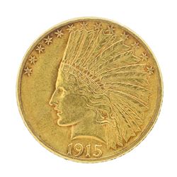 1915 $10 Indian Head Eagle Gold Coin