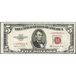 1953B $5 Legal Tender STAR Note