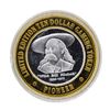 Image 2 : .999 Silver Pioneer Hotel & Gambling Hall $10 Casino Limited Edition Gaming Toke