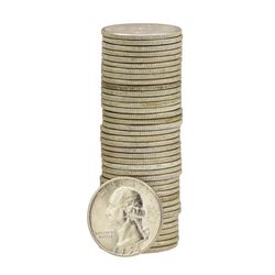 Roll of (40) 1954-S Brilliant Uncirculated Washington Quarters