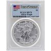 Image 1 : 2017 $1 American Silver Eagle Coin PCGS MS70 First Strike