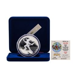 1988 Rarities Mint Walt Disney Peter Pan 5 oz .999 Silver Coin w/Box & COA