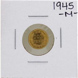 1945 Dos Pesos Gold Coin
