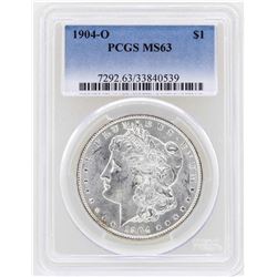1904-O $1 Morgan Silver Dollar Coin PCGS MS63