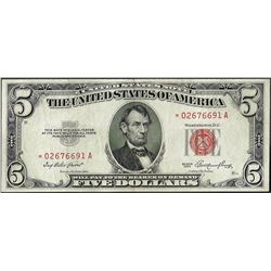 1953 $5 Legal Tender STAR Note