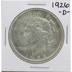 1926-D $1 Peace Silver Dollar Coin