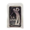 Image 1 : 1973 LA Open Swiss Mint 1 oz .999 Fine Silver Art Bar