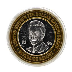 .999 Silver Riverside Resort Casino Laughlin, NV $10 Limited Edition Gaming Toke