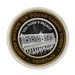 .999 Silver The Venetian Las Vegas, NV $10 Casino Limited Edition Gaming Token