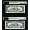 Image 2 : (2) Consecutive 1977A $10 Federal Reserve Offset ERROR STAR Notes PMG Choice Unc
