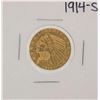 Image 1 : 1914-S $5 Indian Head Half Eagle Gold Coin