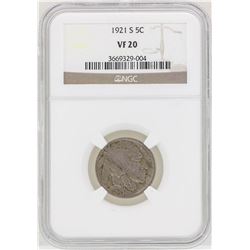 1921-S Buffalo Nickel Coin NGC VF20
