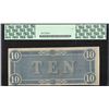 Image 2 : 1864 $10 Confederate States of America Note T-68 PCGS New 61PPQ