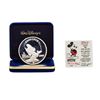 Image 2 : 1987 Rarities Mint Walt Disney Mickey's Magic 5 oz .999 Silver Coin w/Box & COA