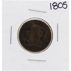 1805 Draped Bust Half Cent Coin