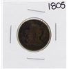 Image 1 : 1805 Draped Bust Half Cent Coin