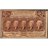 Image 1 : 1862 First Issue 25 Cent Fractional Currency Note