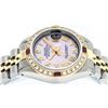 Image 5 : Rolex Ladies Two Tone 14K Pink MOP Diamond & Ruby Datejust Wristwatch