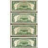 Image 2 : Lot of (4) 1934/1953 $5 Silver Certificate Notes