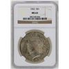 Image 1 : 1922 $1 Peace Silver Dollar Coin NGC MS63