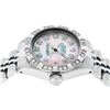 Image 4 : Rolex Ladies Stainless Steel Pink MOP Pyramid Diamond Datejust Wristwatch
