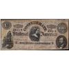 Image 1 : 1864 $100 Confederate States of America Note
