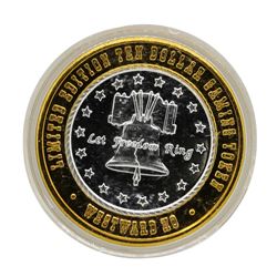 .999 Silver Westward Ho Casino Las Vegas $10 Casino Limited Edition Gaming Token