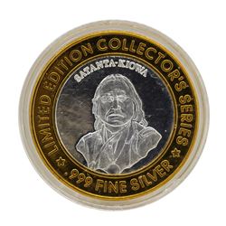 .999 Silver Lake of the Torches Casino Bingo $10 Casino Limited Edition Gaming T