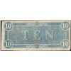Image 2 : 1864 $10 Confederate States of America Note