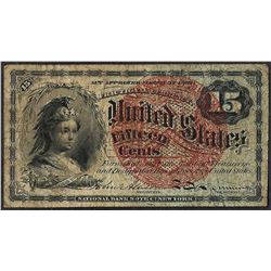 March 3, 1863 Fifteen Cent 4th Issue Fractional Note