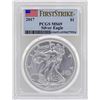 Image 1 : 2017 $1 American Silver Eagle Coin PCGS MS69 First Strike