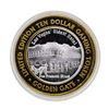 Image 1 : .999 Silver Golden Gate Las Vegas, NV $10 Casino Limited Edition Gaming Token
