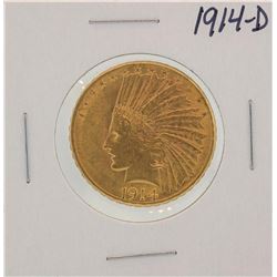 1914-D $10 Indian Head Half Eagle Gold Coin