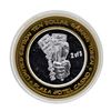 Image 1 : .999 Silver Plaza Hotel & Casino Las Vegas, NV $10 Limited Edition Gaming Token