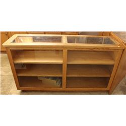 WOOD AND GLASS SHOWCASE