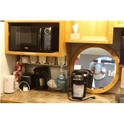RCA MICROWAVE, KEURIG COFFEE MACHINE AND MORE