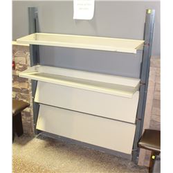 METAL FOLD DOWN 4 SHELF SHOE RACK