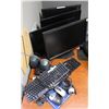 Image 1 : LOT 4 DELL MONITORS, 2 KEYBOARDS, MICE, SPEAKERS