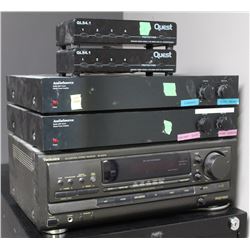 TECHNICS STEREO RECEIVER, CHANNEL SELECTORS AND