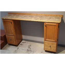 2 DOOR, 2 DRAWER BAR STYLE SHELF