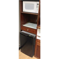 DANBY MINI BAR FRIDGE WITH DANBY MICROWAVE